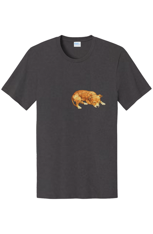 Easy Cotton Tee with Staffordshire Terrier